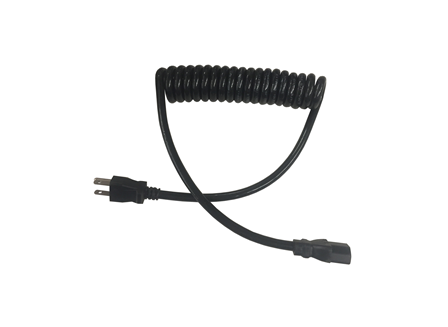 Replacement Power Cord, Spiral, 36 in. 