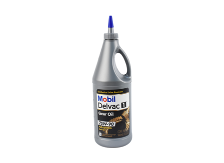 Mobil Delvac 1 75W-90 Synthetic Gear Oil, 1 qt.