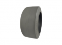 Tire, Rubber, 16x7x10.5, Smooth, Non-Marking Grey, Hi-Load
