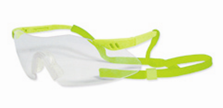 Safety Glasses, Green Frame, Case/12