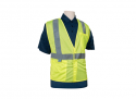 Safety Vest, Class 2 Breakaway, Large, High Visibility Green