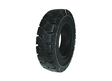 Tire, Solid Resilient, 7.00 x 12, Compound: 480, Black