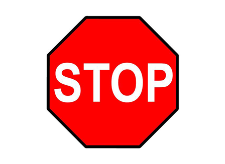 Safety Stop Sign, 18 in.
