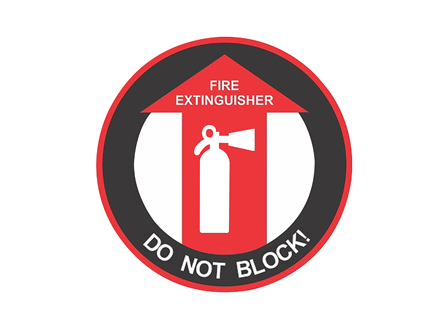 Fire Extinguisher Sign, 24 in.