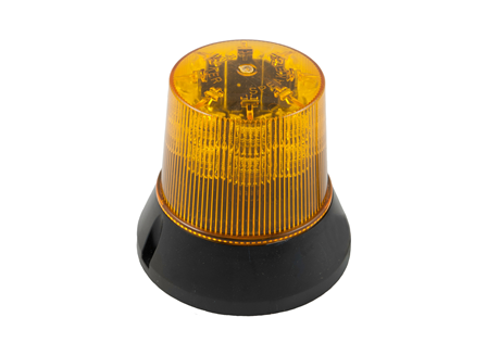 Flashing Light, Low Profile, LED, 12 V - 110 V, Amber