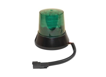 Flashing Light, Low Profile, LED, 12 V - 110 V, Green