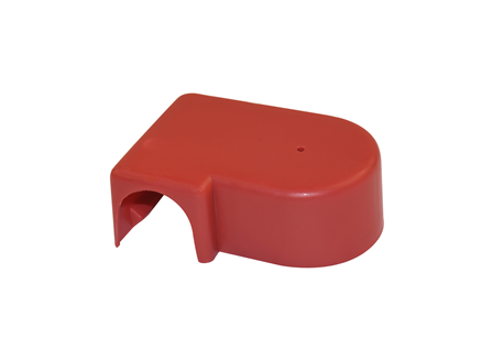 Leadhead Shroud, Offset One Hole, Red, Right