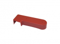 Leadhead Shroud, Offset Two Hole - 3 in., Red, Right