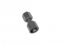 Rubber Hose Coupling, Female JIC 37Р’В° Flare Swivel, .375 in. I.D., Thread Size: 3/4 - 16, Stem Hex: 11/16 in.