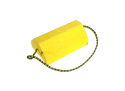 Blocking Outrigger - Large, Rubber, 5.8 in., Yellow