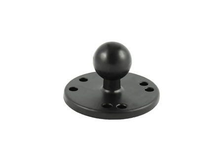 RAM Round Base with Rubber Ball, 1 in.