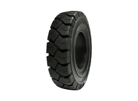 Tire, Solid Resilient, 8.25 x 15, Compound: 480, Black