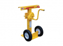 Trailer Stability Jack, Hand Crank, 100,000 lb., Solid Foam