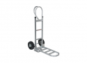 P-Handle Hand Truck, Aluminum, 500 lb., Pneumatic Wheels, with Platform