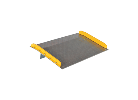 Aluminum Truck Dockboard, Steel Safety Curbs, 10,000 lb. Capacity, 54 in. x 36 in.