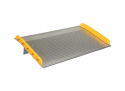 Aluminum Truck Dockboard, Steel Safety Curbs, 10,000 lb. Capacity, 60 in. x 36 in.