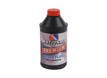 National Dot 3 Brake Fluid, 12 oz.