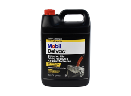 Mobil Delvac Coolant 50/50 Premix, Extended Life, 1 gal.