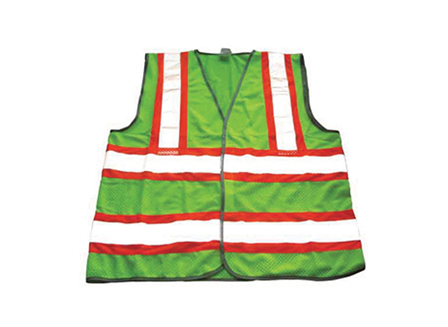 Safety Vest, Class 2, Large, High Visibility Yellow