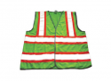 Safety Vest, Class 2, XL, High Visibility Yellow