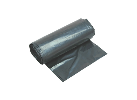 Trash Can Liners, 45 gal., Black, 5 Rolls/Case