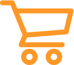 Cart orange icon