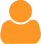 Profile orange icon