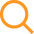 Search orange icon
